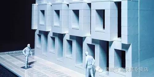 沙漠之鹰零件3d模型资料下载-狂野的纯白：阿尔恩特的乐高建筑世界