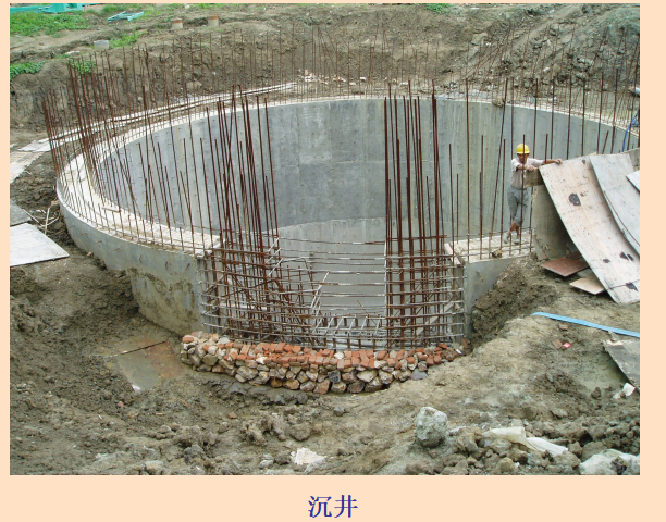 地下基础施工资料下载-沉井基础及地下连续墙施工（共48页）