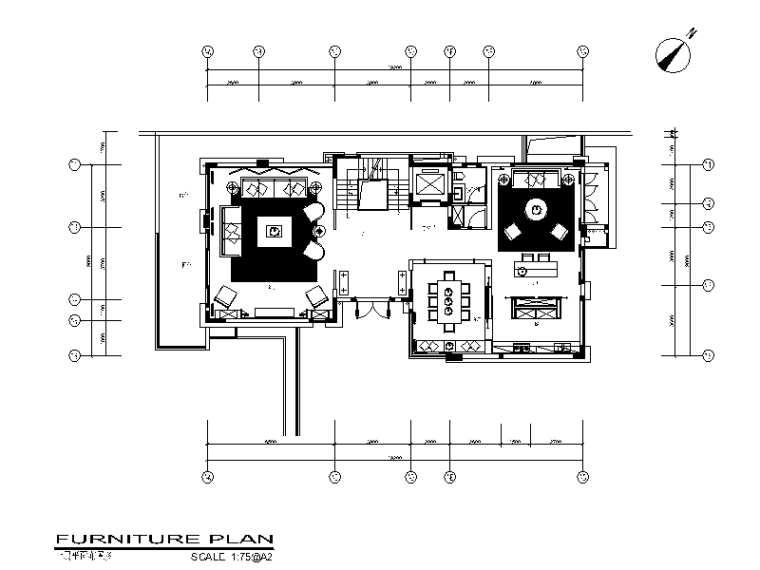 现代别墅图纸cad图资料下载-[广东]现代风格别墅建筑CAD施工图（含实景图）