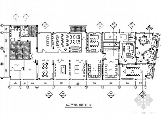 书吧设计施工图及模型资料下载-[上海]高级现代风格会所室内装饰施工图（含效果）