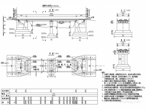 12米宽空心板桥资料下载-2x13m简支梁空心板桥全套施工图（43张）