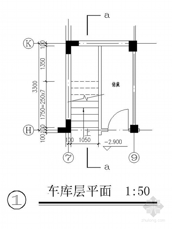 [新农村]3层双拼新农村别墅施工图（带效果图）-3层双拼新农村别墅平面图