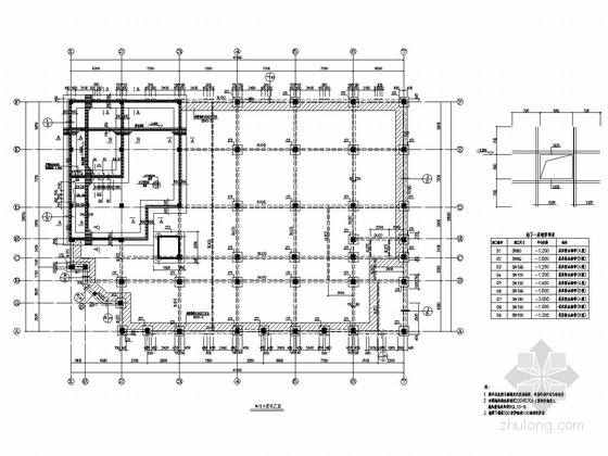 居住建筑辽宁框架结构资料下载-[辽宁]五层框架结构教学楼结构施工图