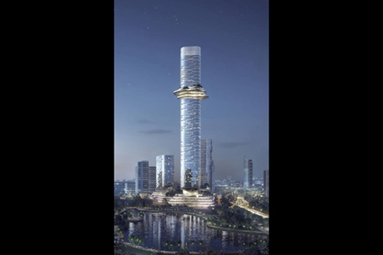 摩天楼式建筑设计资料下载-三座摩天楼——1000万人口的天际线