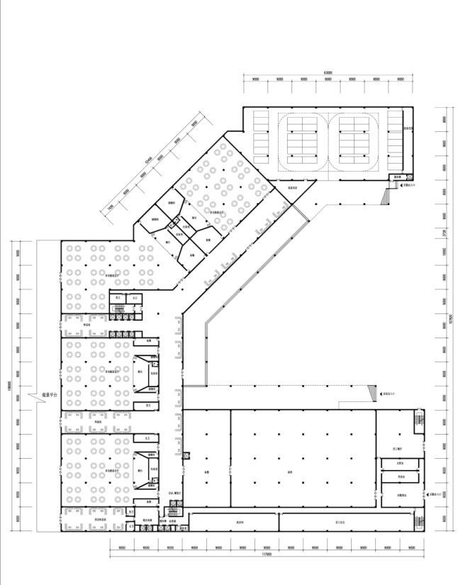 [广西]简欧风格高端型养生居所建筑设计方案文本-简欧风格高端型养生居所建筑平面图