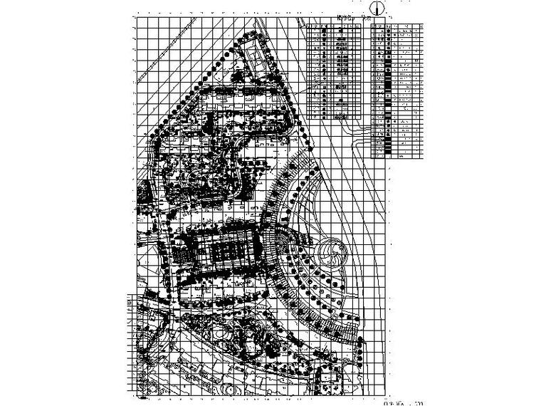小区总平面图cad下载资料下载-小区中心绿地景观设计