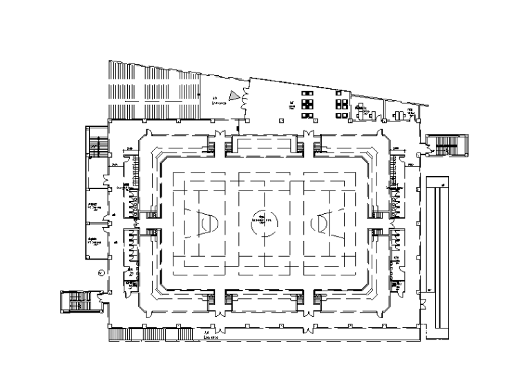 北京文体中心资料下载-万科建桥学院弱电智能化施工图