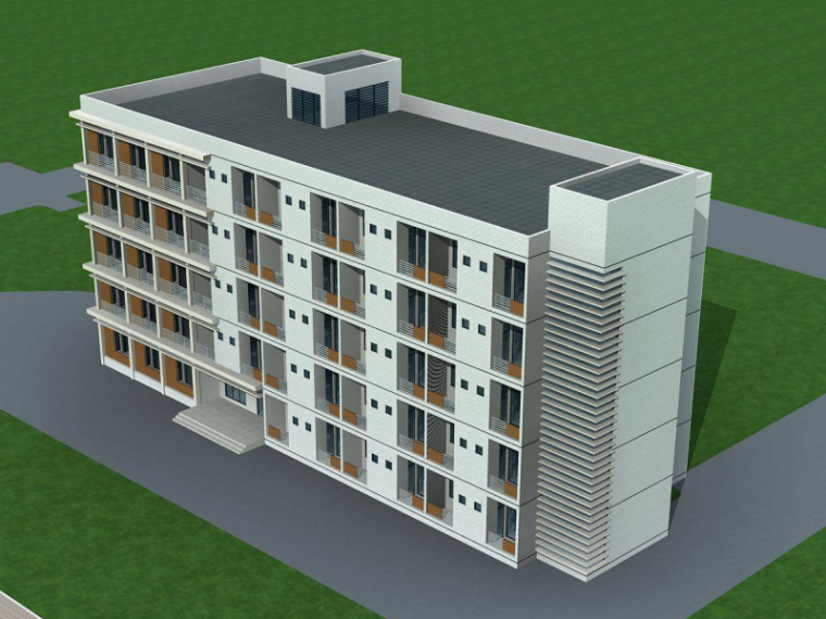 学生公寓结构施工图设计资料下载-4723平米五层高校学生公寓结构计算毕业设计（Word.61页）