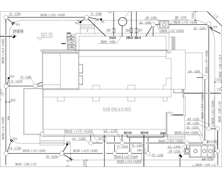 CAD排水管道大样图资料下载-[山东]青岛某高层建筑给排水图集（含生活给水管道、排水管道、消防管道系统设计）