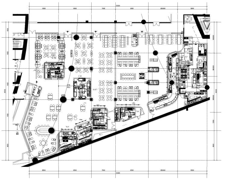 餐饮空间厨房效果图资料下载-[GID]启皓北京华都食街CAD施工图+效果图+概念方案
