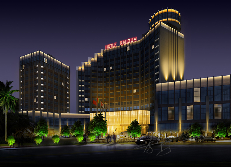 酒店灯光平面图资料下载-灯光让酒店更有魅力-酒店夜景照明效果设计