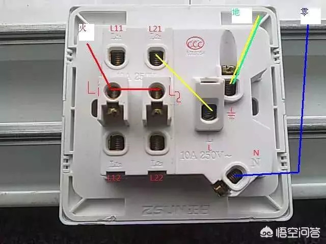 [分享]带开关的插座怎么接线? 有什么方法?