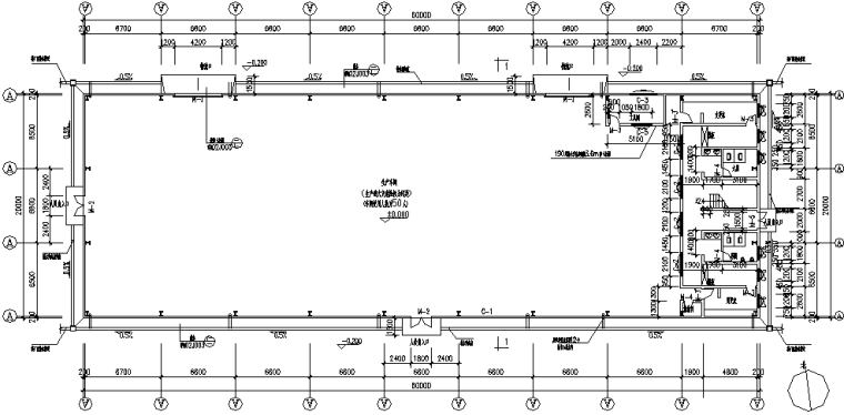 单檐庑殿式建筑图纸资料下载-厦门生物科技圆仓库钢架结构工程施工图（CAD，5套各22张）