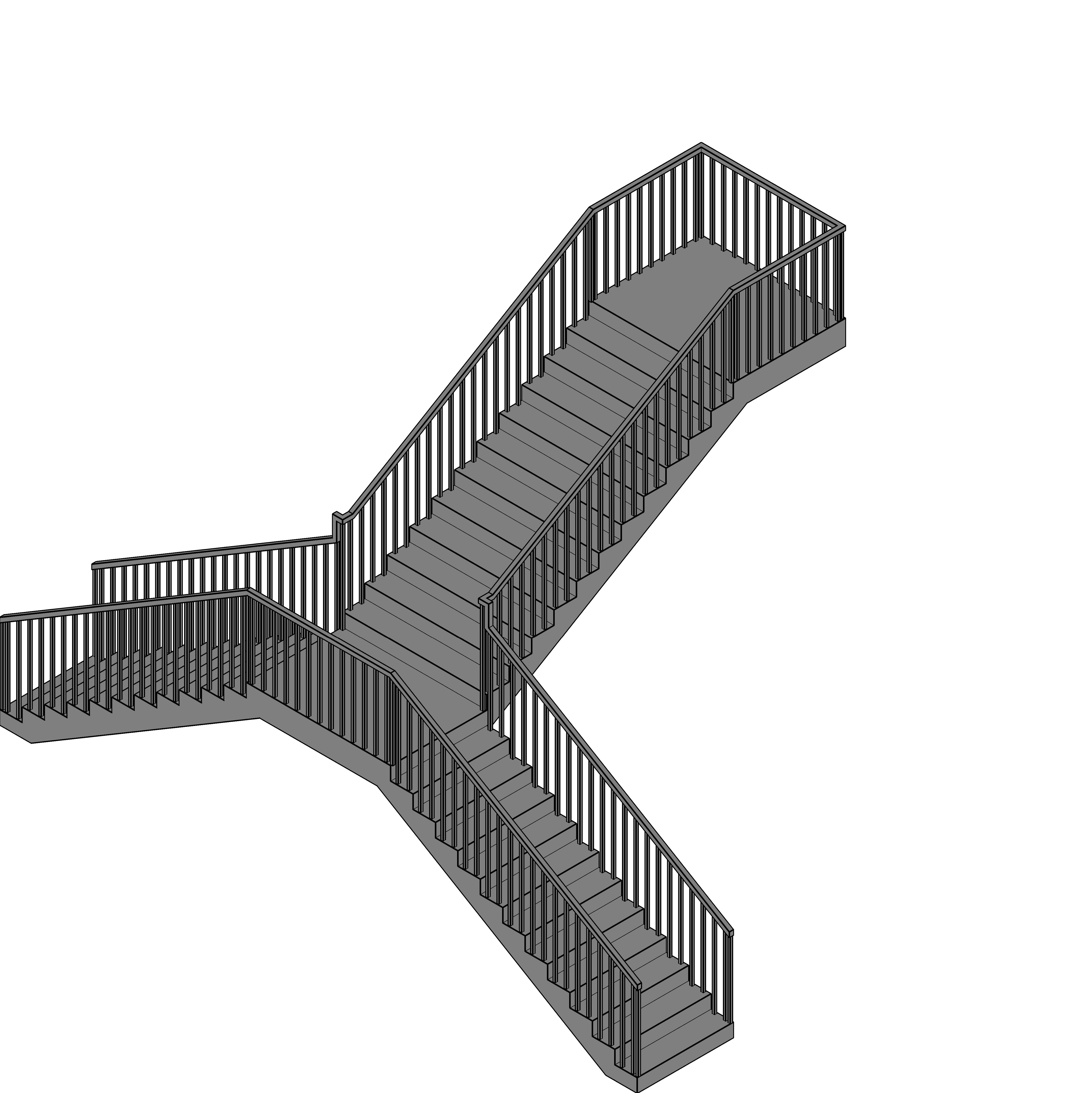 3d立体梯子的画法图片