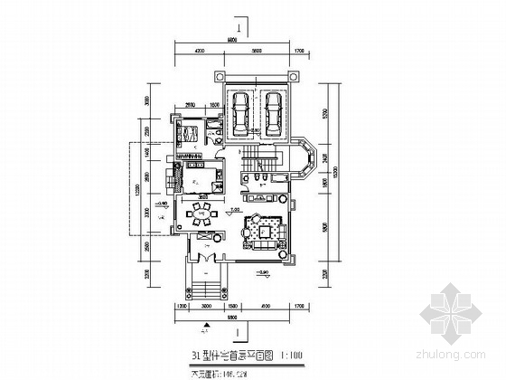 [合集]4套两层别墅及三层别墅建筑施工图(多户型）-4套两层别墅及三层别墅建筑施工图(多户型）