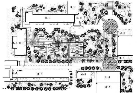 疗养医院景观资料下载-某疗养院景观施工图