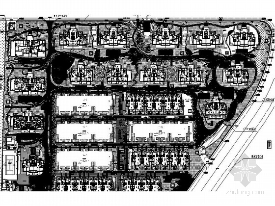 住区总平面详图资料下载-[上海]国际高尚运动住区景观设计施工图