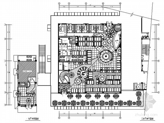 两层咖啡厅CAD施工图资料下载-[江苏]甲级设计院设计全国连锁时尚咖啡厅室内施工图