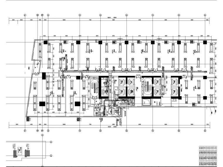 水冷空调cad施工图资料下载-高层商业办公楼空调通风防排烟施工图设计（节能设计）