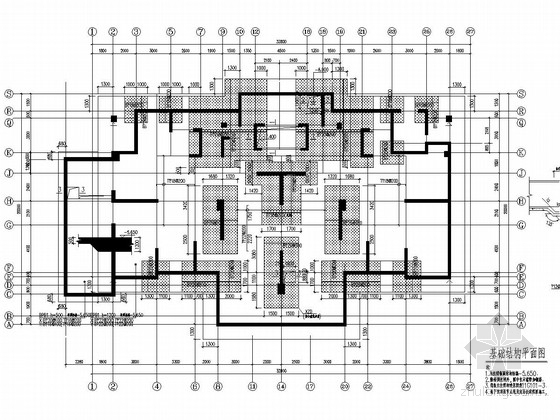 28层住宅施工图资料下载-28层剪力墙结构住宅结构施工图（地下两层）