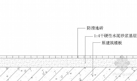 [广东]医院工程精装修工程施工组织设计(121页)-楼板层做法 