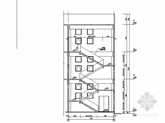 [福建]3层现代风格4S店综合楼建筑设计施工图（含水电结构施工图）-3层现代风格4S店综合楼建筑设计局部详图