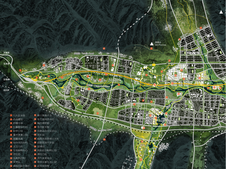 城镇化概念设计资料下载-[西宁]河湟高城多巴新城概念规划和总体城市设计