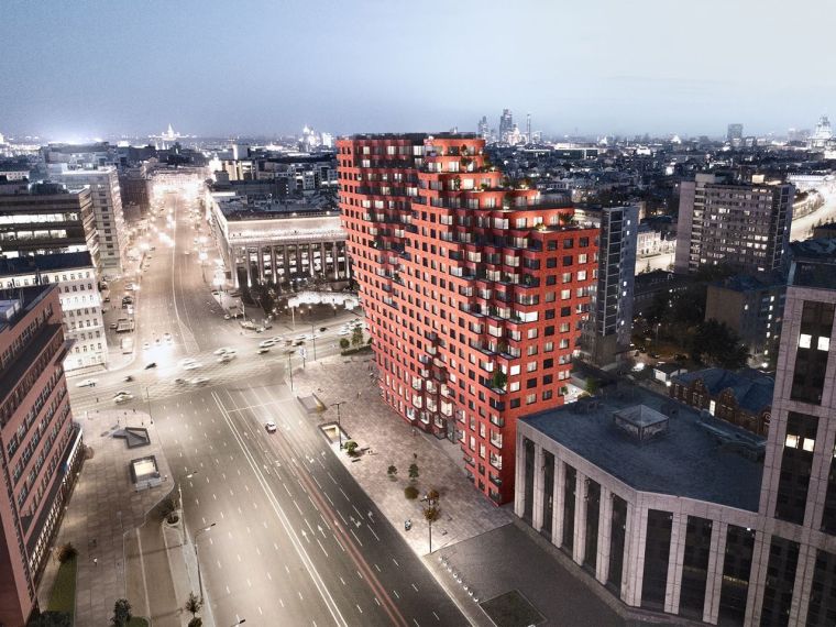 MVRDV在莫斯科设计RED7住宅项目，将电子游戏“我的世界”变为-03