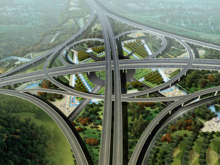 高速初步设计资料下载-[江苏]高速公路出入口景观规划方案设计