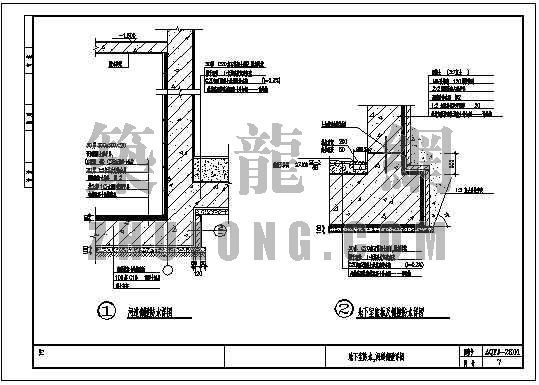 基坑侧壁资料下载-河道侧壁详图