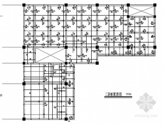 坡屋面节点配筋资料下载-[海口]三层框架结构食堂结构施工图（L形 坡屋面 桩基础）