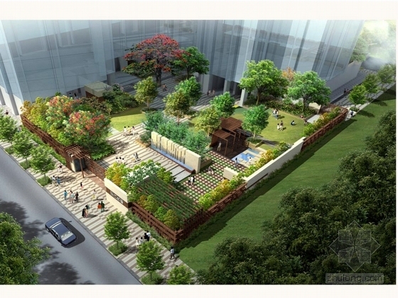 [广州]花园居住区庭院景观设计方案-图7