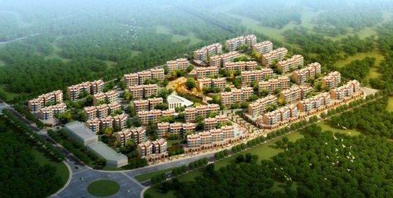 [新疆]商住两用居住区综合体景观规划设计方案- 
