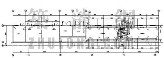 地上配电室建筑图资料下载-某厂房配电室空调设计图