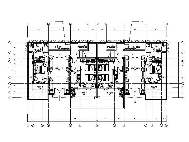 高档酒店建筑建筑施工图资料下载-[重庆]豪华高档酒店别墅室内设计施工图