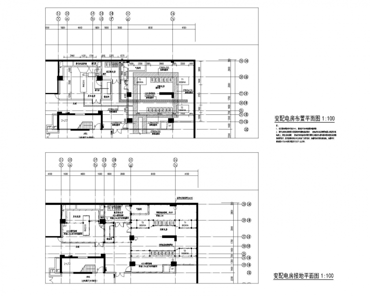 变配电室低压系统资料下载-[广东]一类高层住宅楼电气施工图（含变配电室）