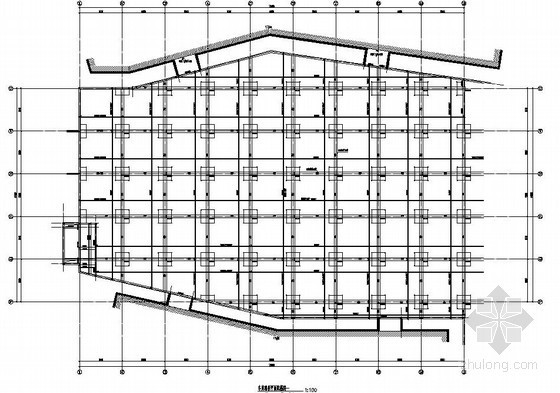 空心楼板暗梁资料下载-[太原]空心楼板地下车库结构施工图