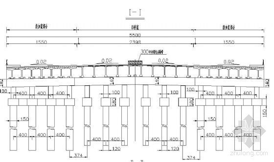 某桥加宽工程全套资料下载-某大桥加宽加固工程桥型布置图