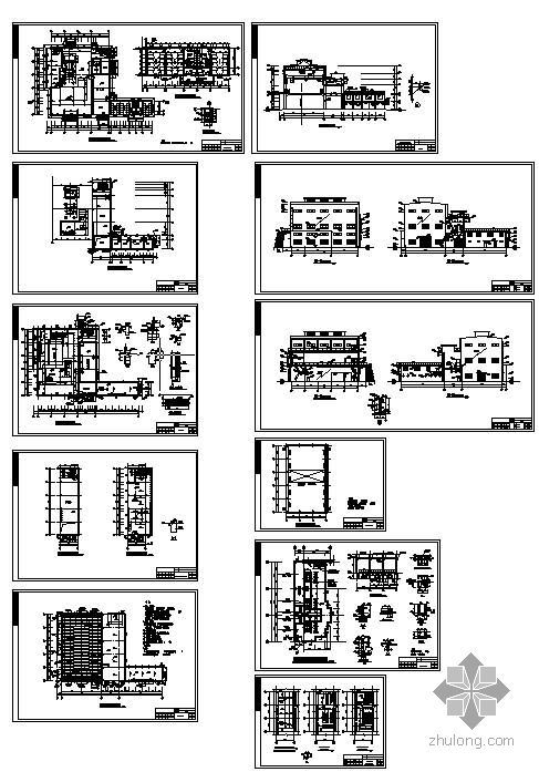 电厂厂房图纸资料下载-某发电厂厂房全套图纸