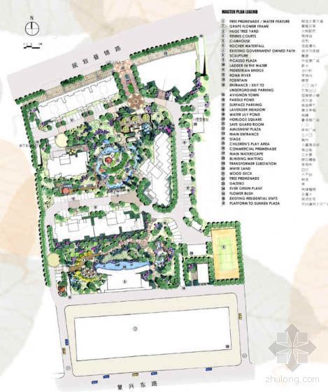 居住区小镇资料下载-[上海]居住区景观设计方案