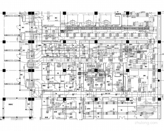 车间厂房暖通设计资料下载-[河北]大型生产厂房暖通空调全套系统设计施工图（流程图多）