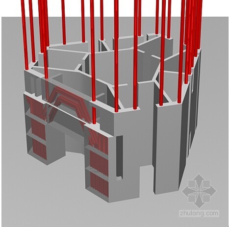 超高层钢管砼浇筑施工方案资料下载-[广东]超高层商区地下室核心筒施工方案