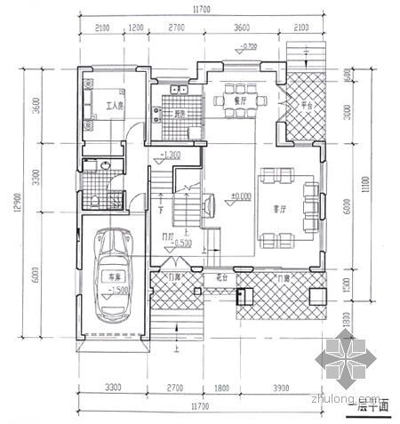 独栋别墅带地下室户型图资料下载-10套独栋别墅户型平面图(带效果图)