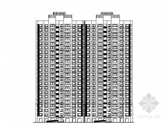 小高层住宅楼建筑施工图资料下载-[北京]某高层住宅楼建筑施工图