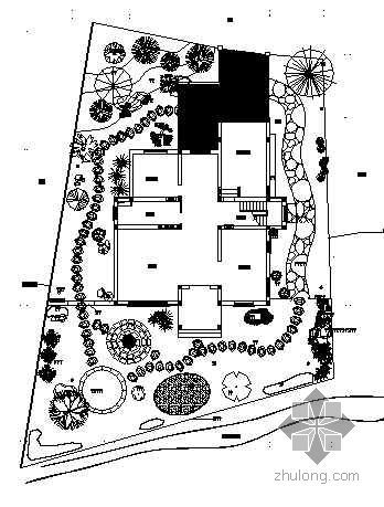别墅花园大样cad资料下载-某别墅花园方案
