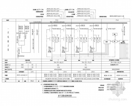 水泵房系统图dwg资料下载-金融大厦系统图