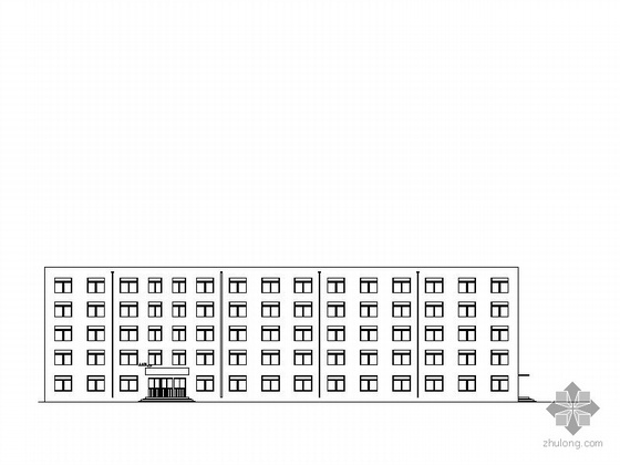 五层楼建筑设计cad资料下载-[毕业设计]某大学五层教学楼建筑设计套图