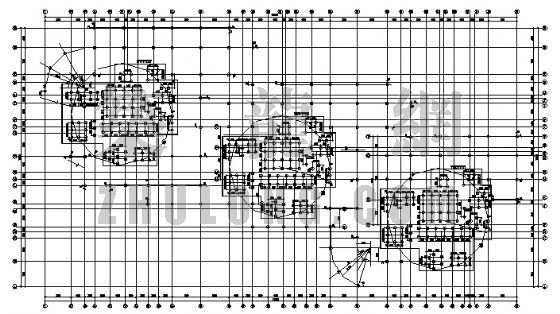 小高层人防建筑施工图资料下载-温州某多塔小高层带人防结构图