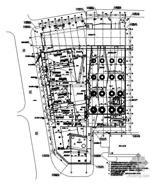 中式中轴广场景观施工图资料下载-深圳某公共广场景观施工图