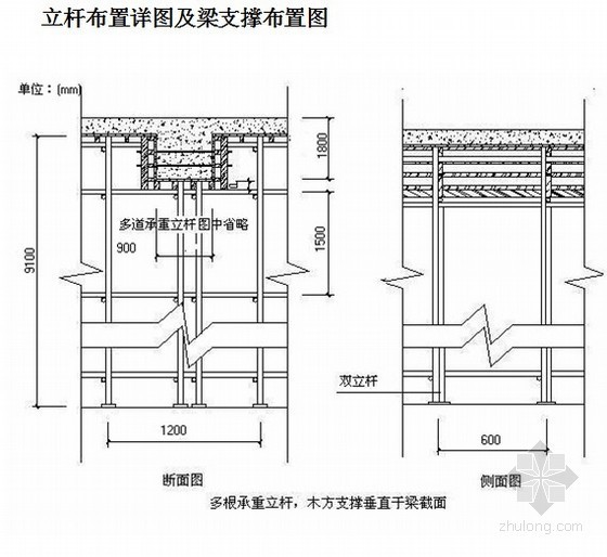 高模板支撑体系方案资料下载-消防通道模板支撑体系施工方案